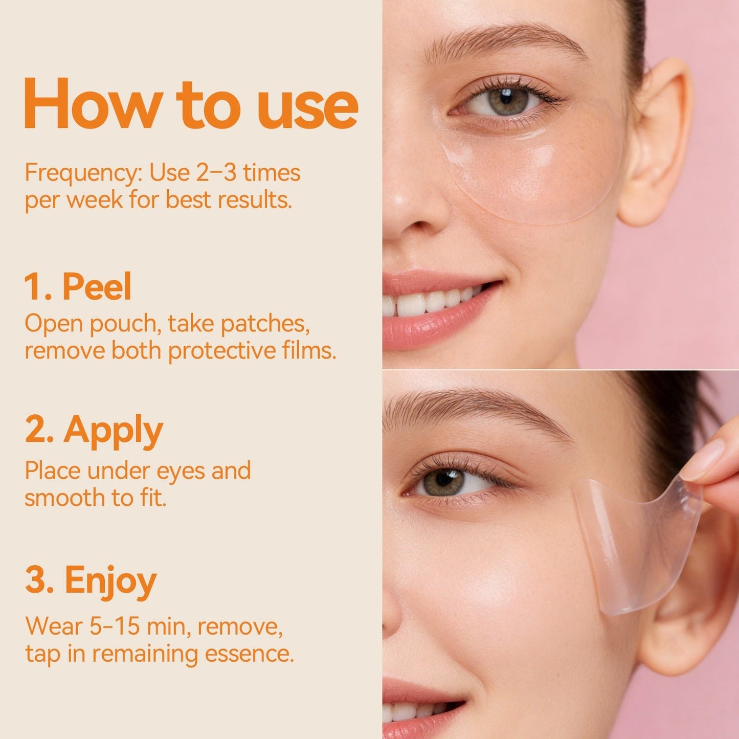 Charge Energy Hydrogel Under Eye Patches
