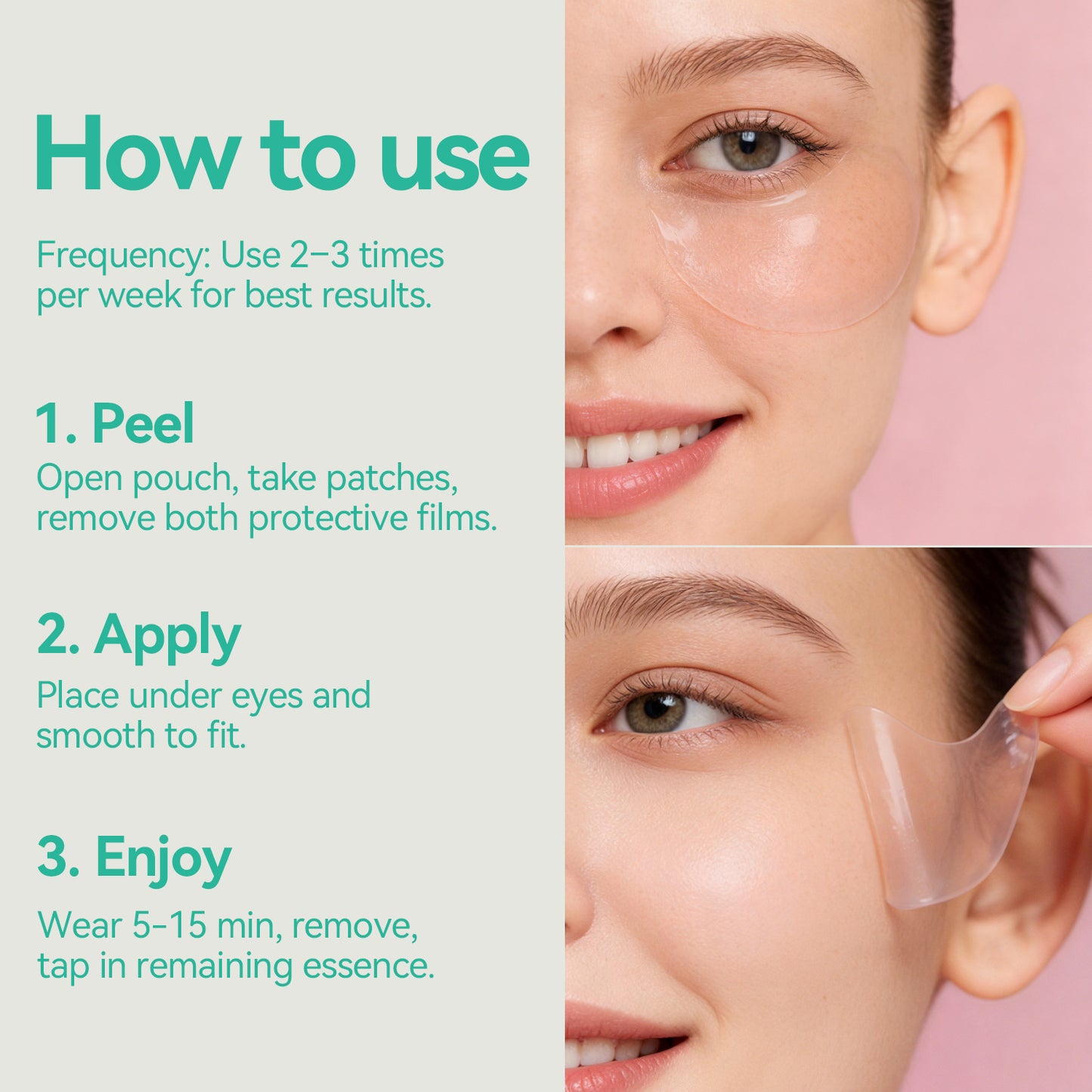 Sync Energy Hydrogel Under Eye Patches