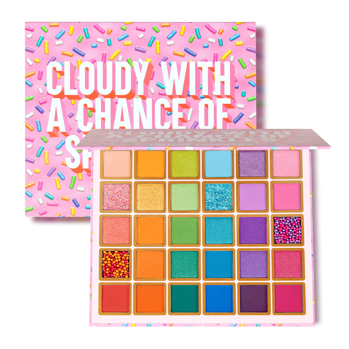 TINTARK Cloudy With a Chance of Sprinkles Eyeshadow Palette Colorful