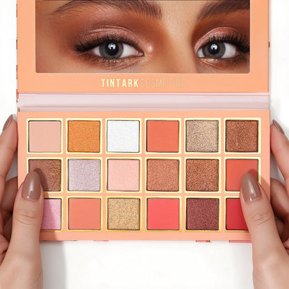 Palette de fards à paupières 18 couleurs Peach Please