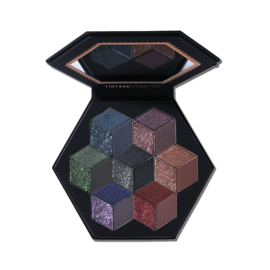 TINTARK Midnight Masquerade Black Spectrum Smokey Eyeshadow Palette