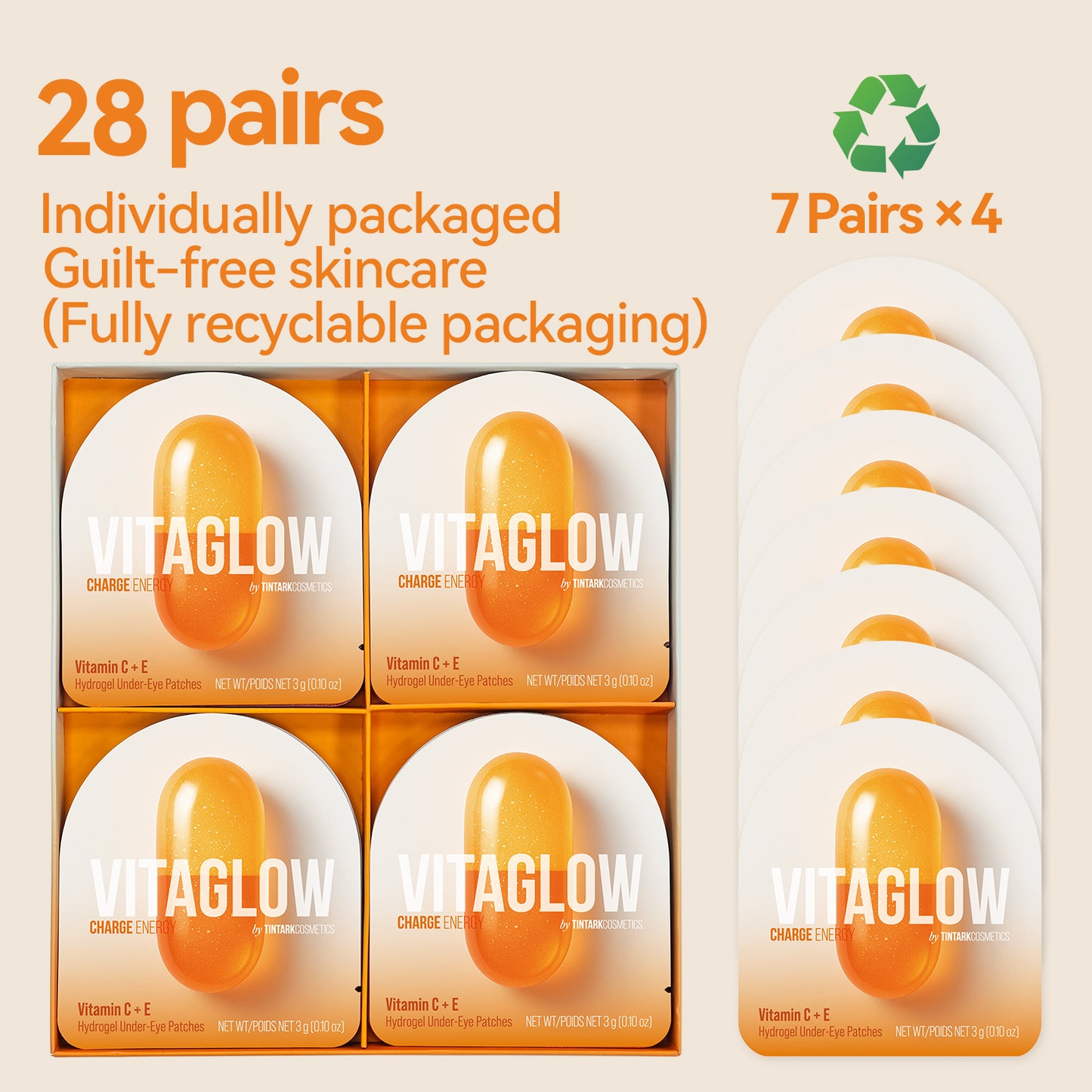 Charge Energy Hydrogel Under Eye Patches