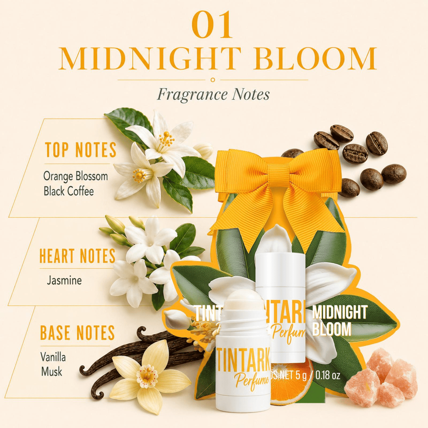 Tintark Solid Perfume Stick – 10 MIDNIGHT BLOSSOM 