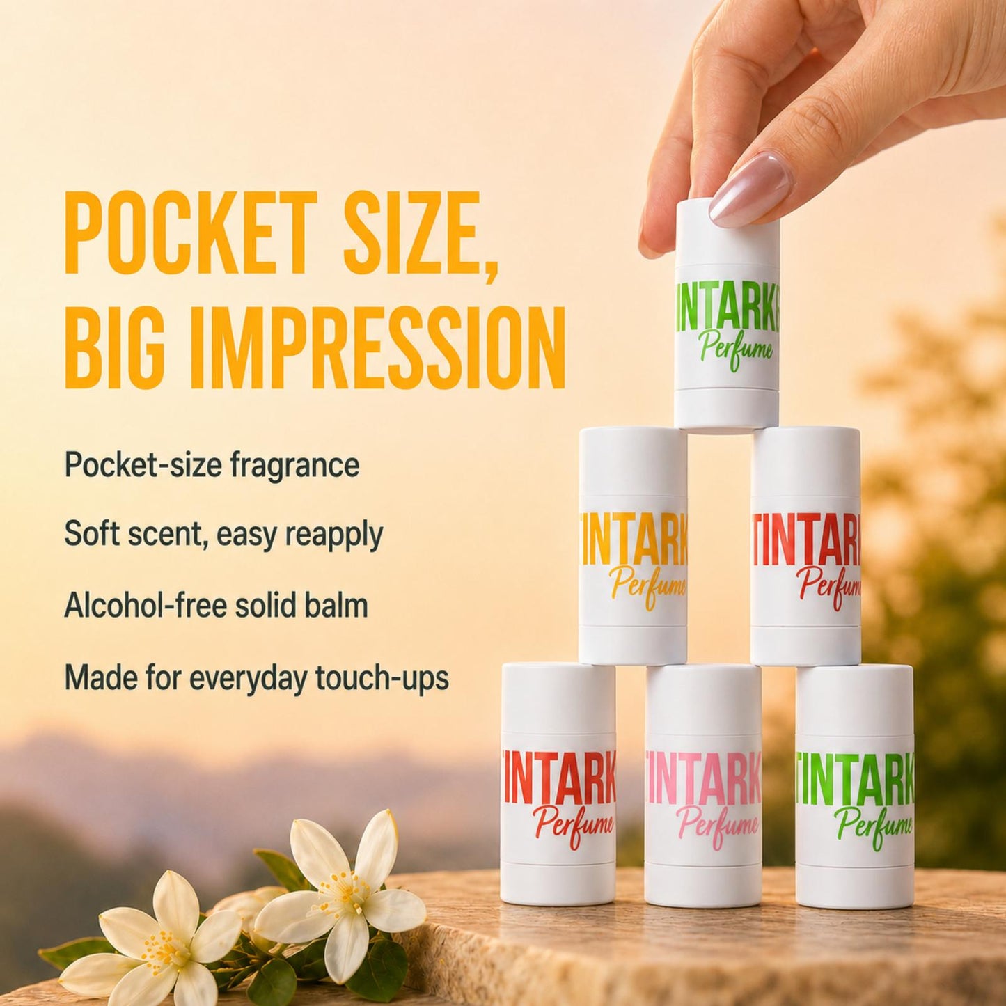 Tintark Solid Perfume Stick 5g -10 Serene Bloom