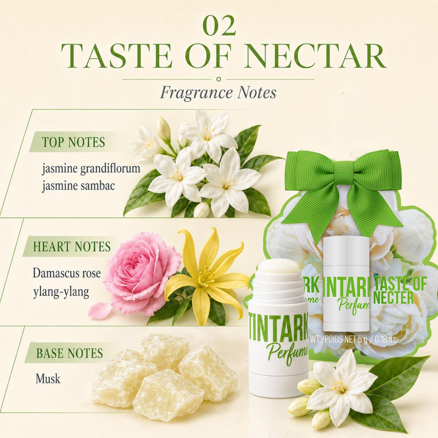 Tintark Solid Perfume Stick – 12 TASTE OF NECTER 