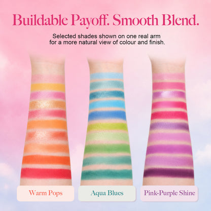 TINTARK Cloudy With a Chance of Sprinkles Eyeshadow Palette Colorful