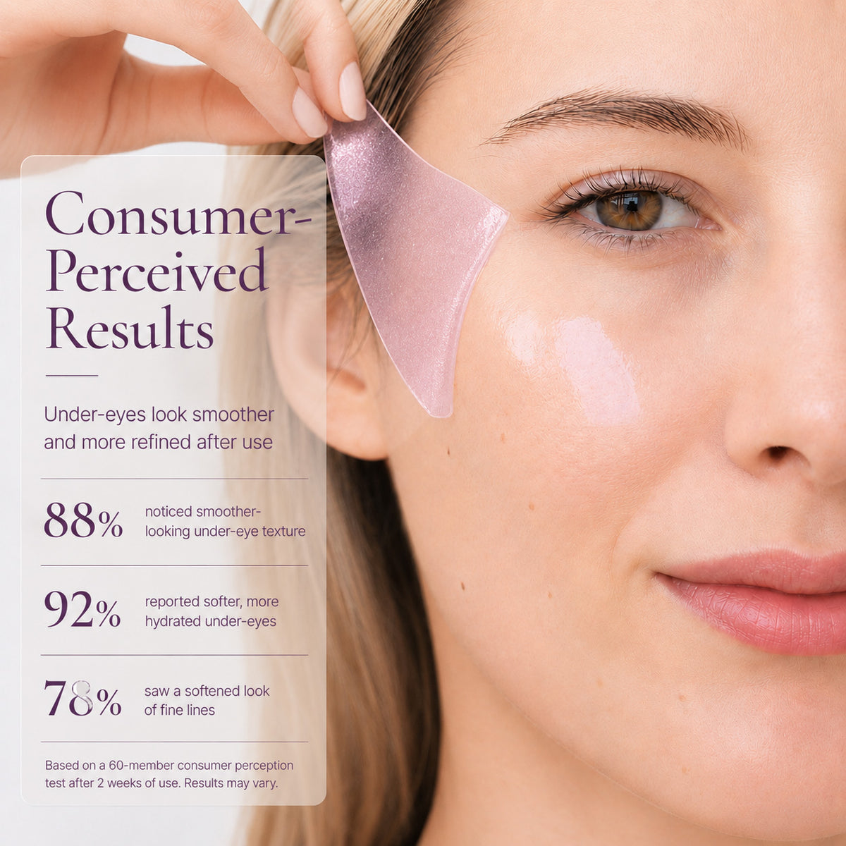 TINTARK Diamond Gaze Retinol Glättende Augenpads, 28 Paar