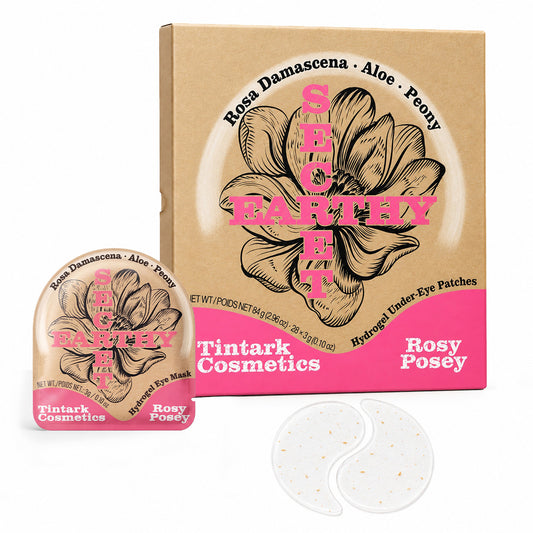 TINTARK Rosy Posey Rose Hydrating Eye Patches, 28 Pairs