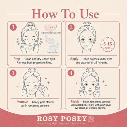 Rosy Posey Night Recovery Hydrogel Eye Patches