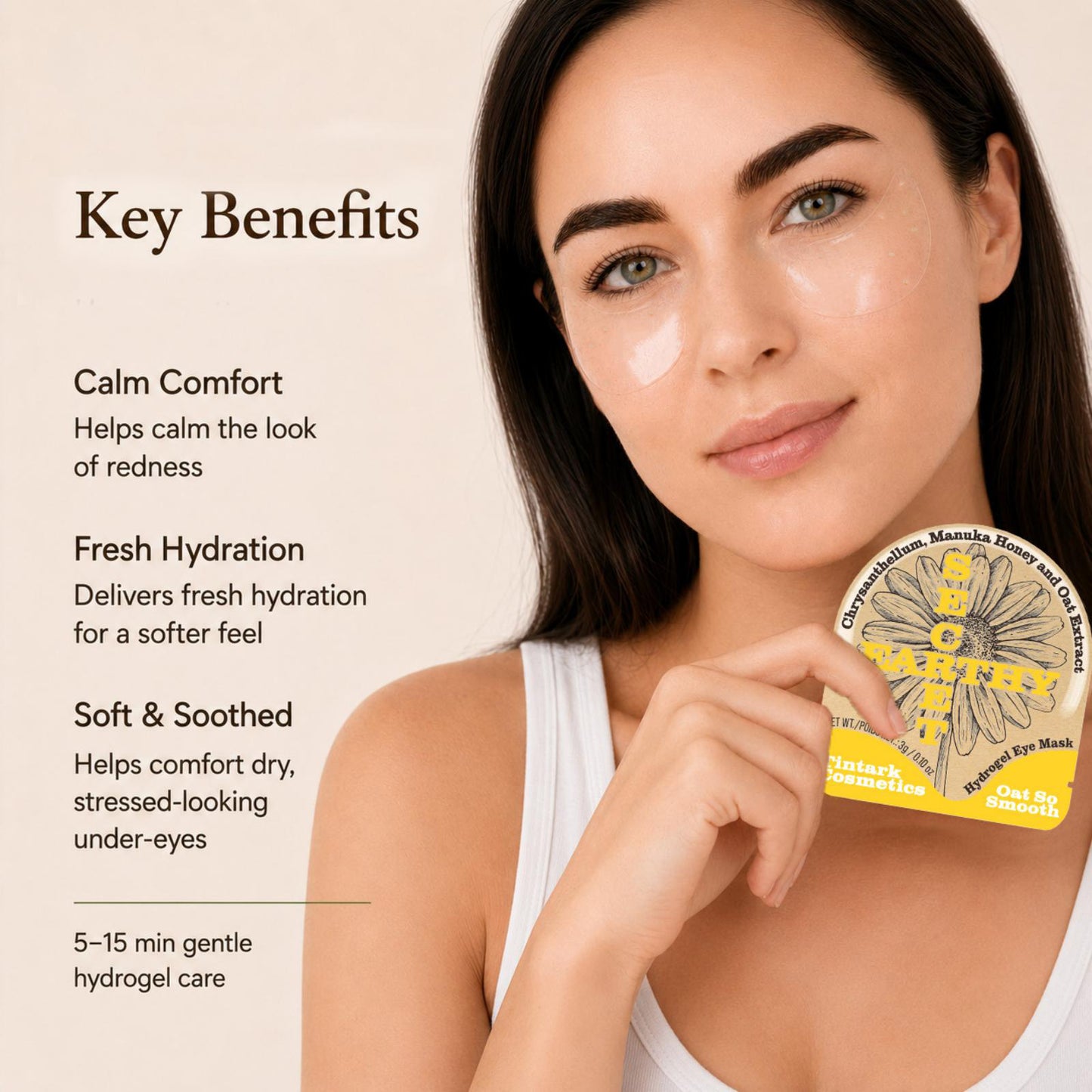 Oat So Smooth Night Recovery Hydrogel Eye Patches