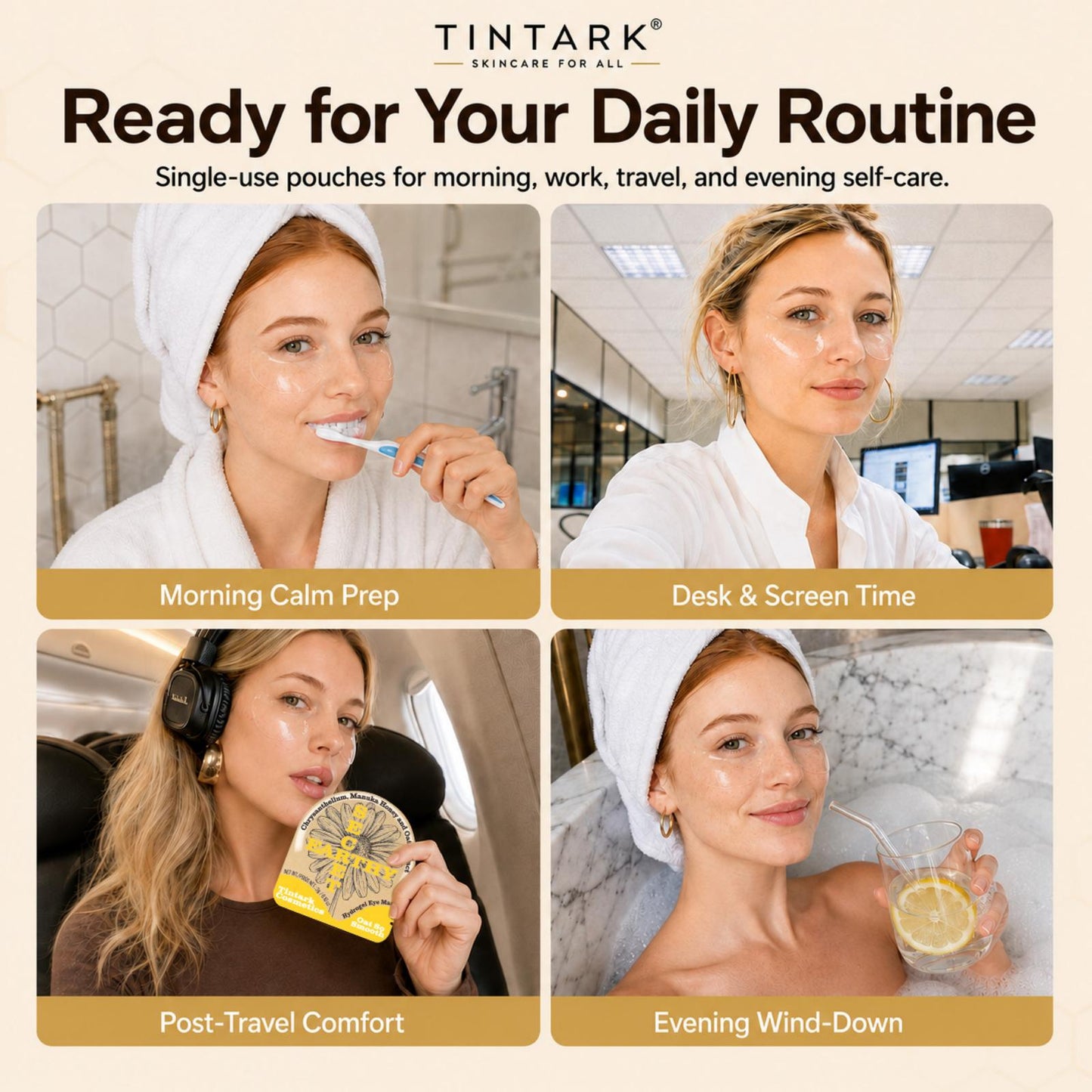 Oat So Smooth Night Recovery Hydrogel Eye Patches