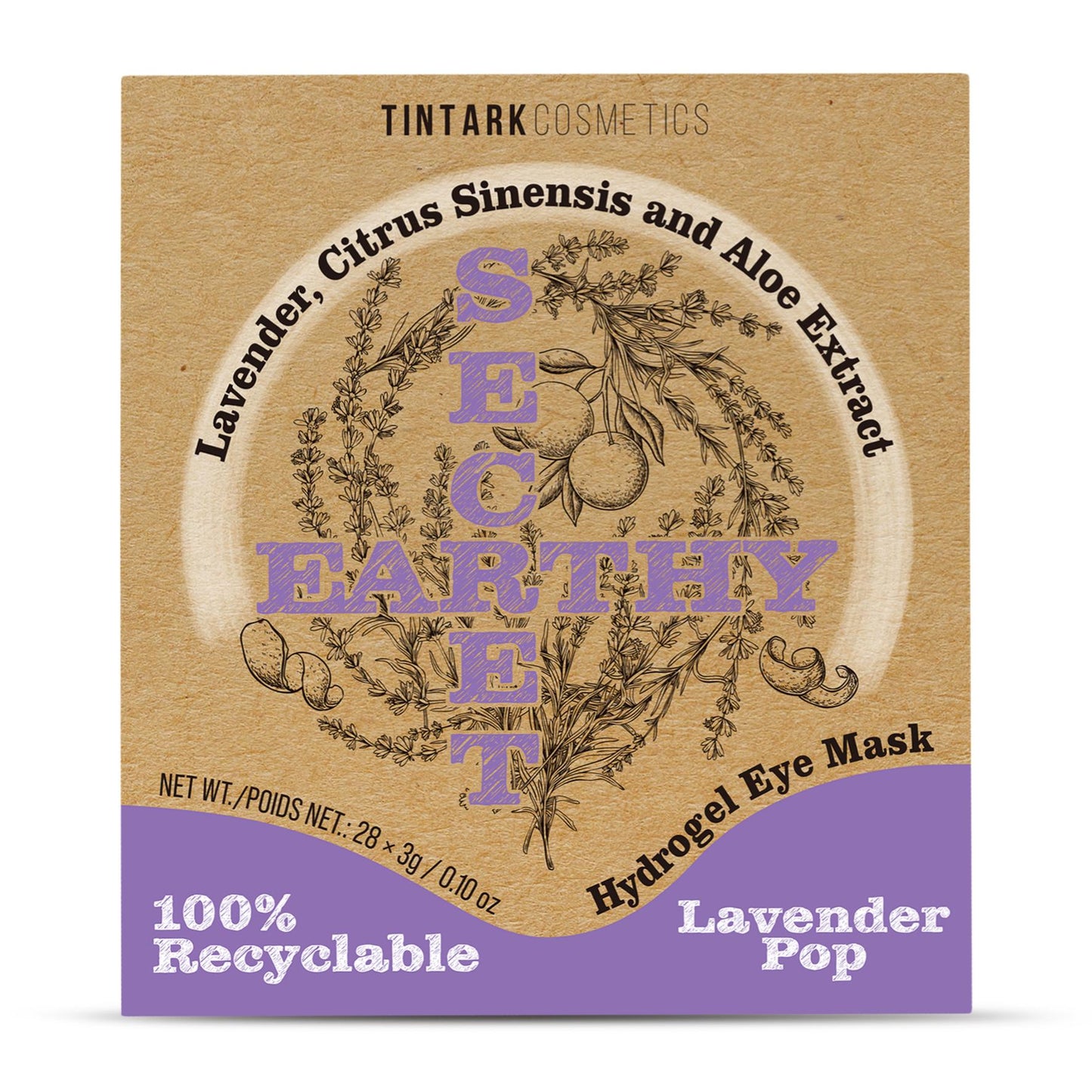 Lavender Pop De-puffing & Night Recovery Hydrogel Eye Patches