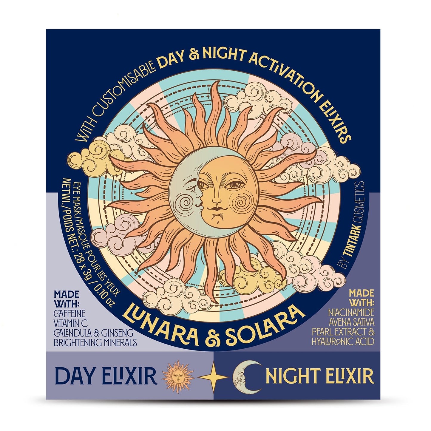 Lunara & Solara Brightening & De-puffing Hydrogel Eye Patches
