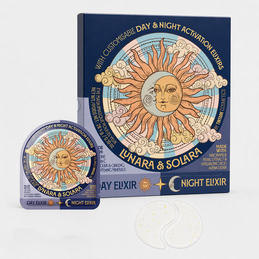 TINTARK Lunara & Solara Vitamin C Brightening Eye Patch Elixirs, 28 Pairs