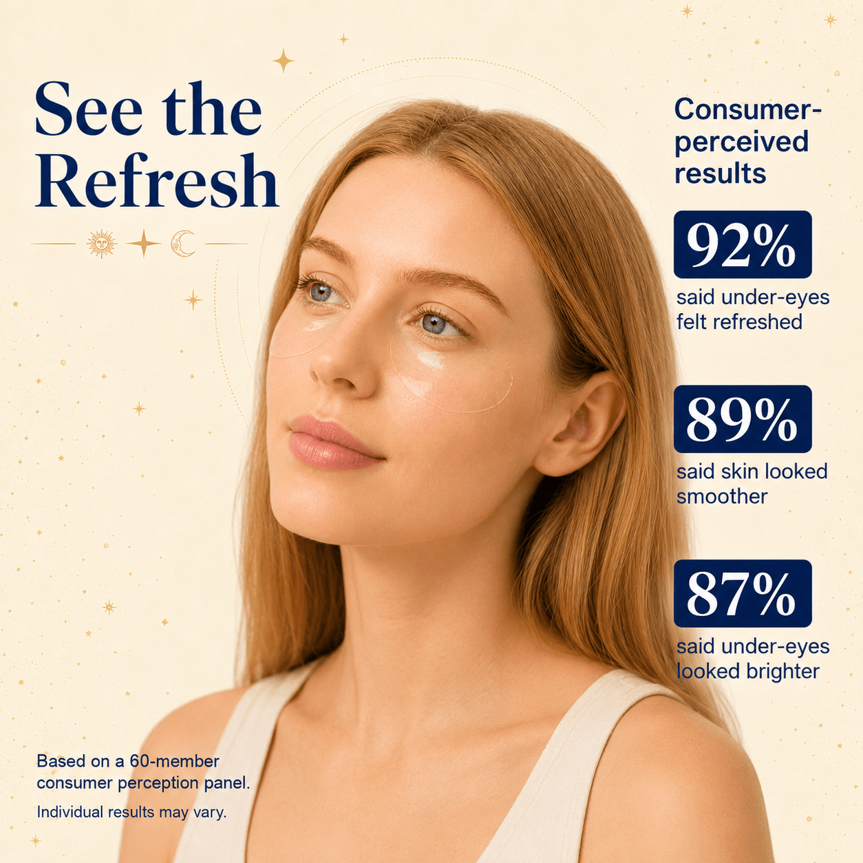 Lunara & Solara Brightening & De-puffing Hydrogel Eye Patches
