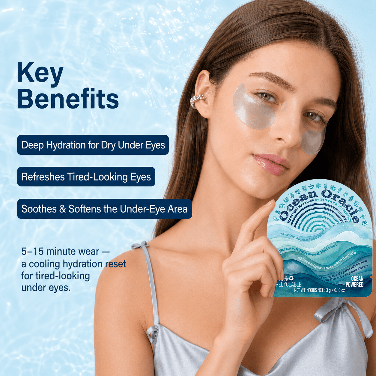 Ocean Oracle Night Recovery Hydrogel Eye Patches