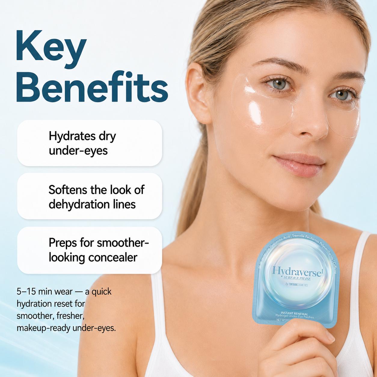 TINTARK Surface Phase Hydrogel Under Eye Patches, 28 Pairs