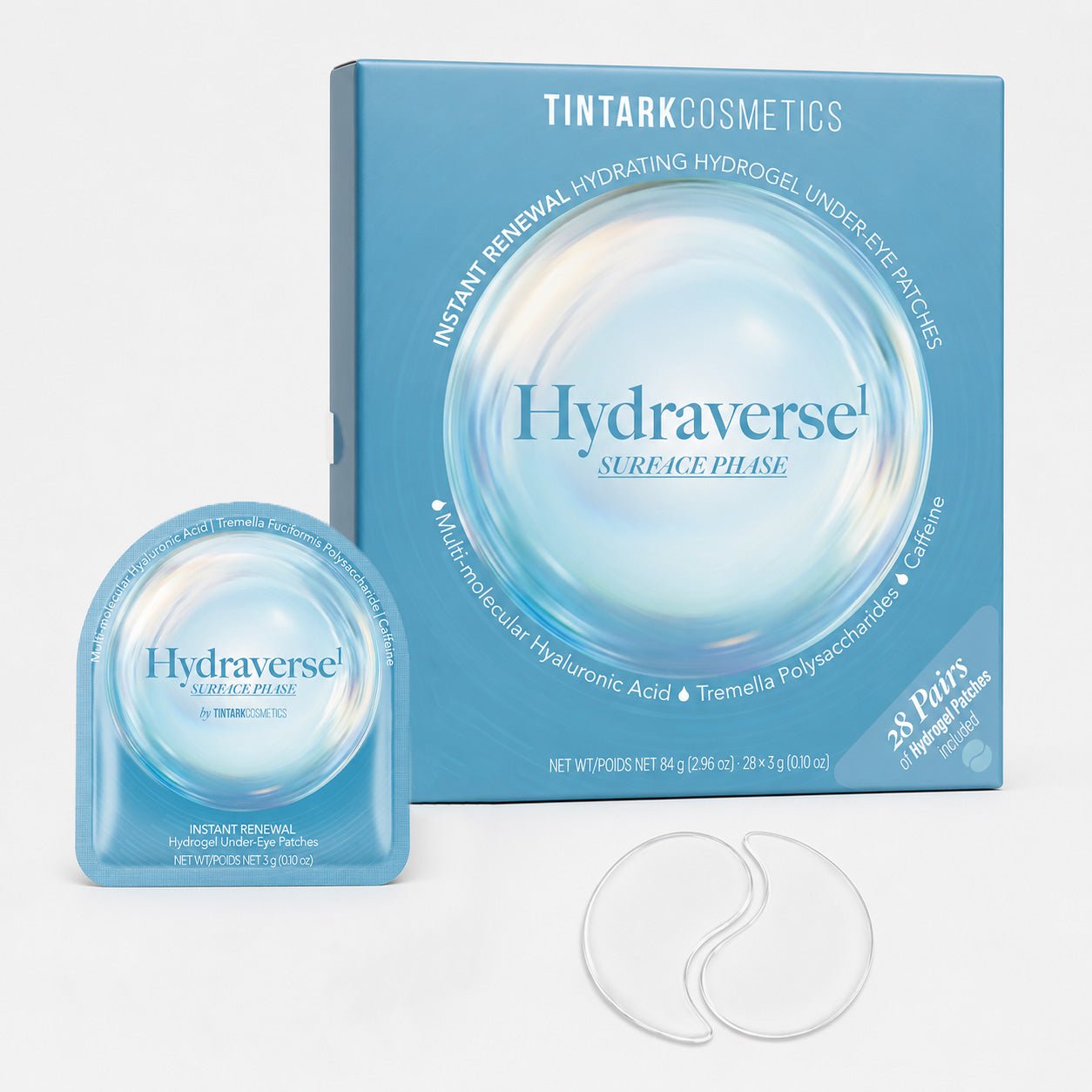 TINTARK Surface Phase Hydrogel Under Eye Patches, 28 Pairs