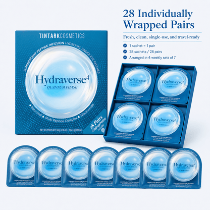 TINTARK Quantum Phase Hydrogel Under Eye Patches, 28 Pairs