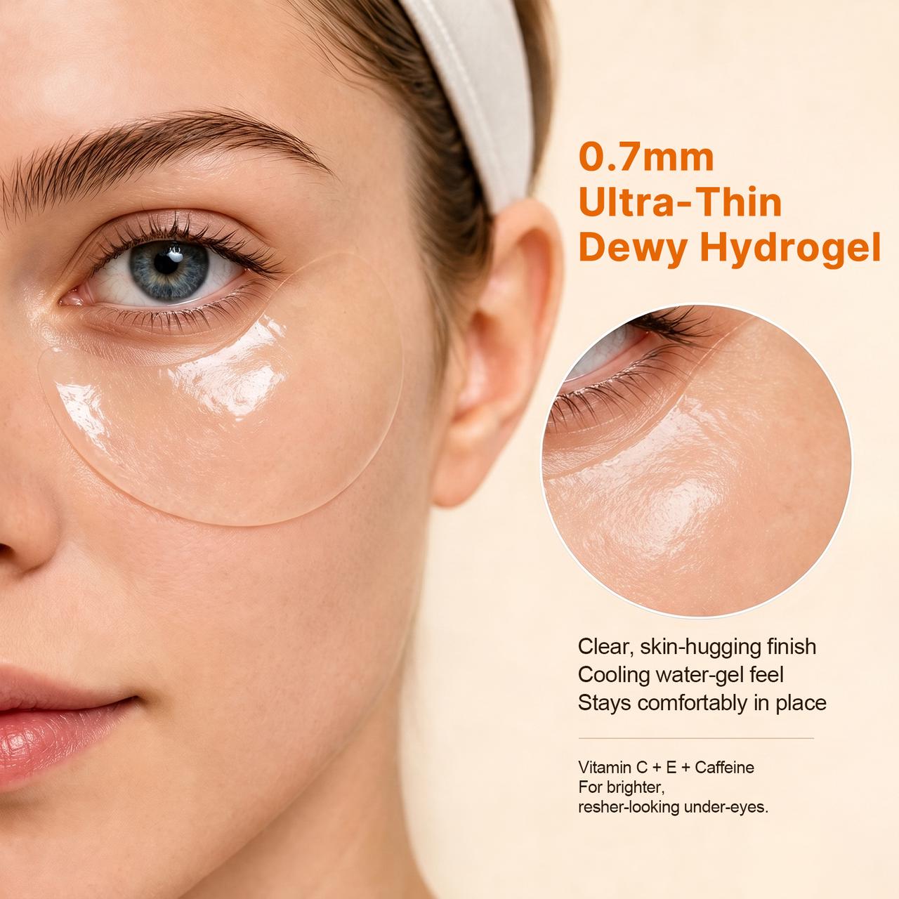 TINTARK Charge Energy Hydrogel Under Eye Patches, 28 Pairs