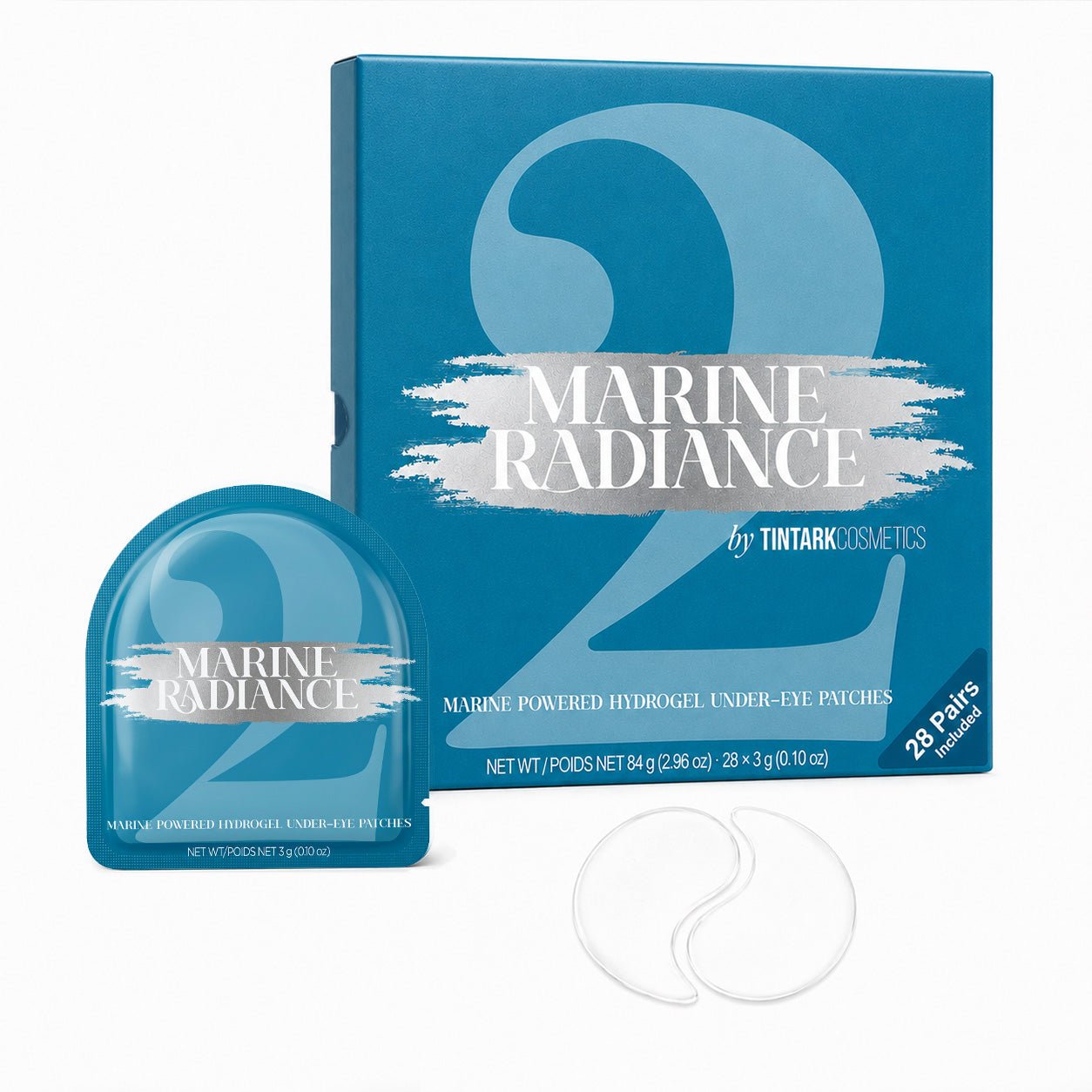 TINTARK Marine Radiance 2 Hydrogel Under Eye Patches, 28 Pairs