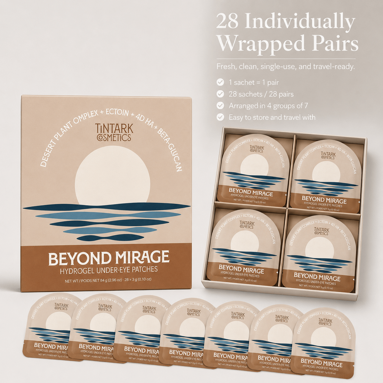 Beyond Mirage Night Recovery Hydrogel Under Eye Patches