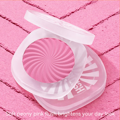 TINTARK Cheeky Blush Palette, Silky Matte Powder Blush, Peony