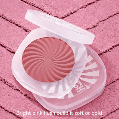 TINTARK Cheeky Blush Palette, Silky Matte Powder Blush, Pearlescent Pink